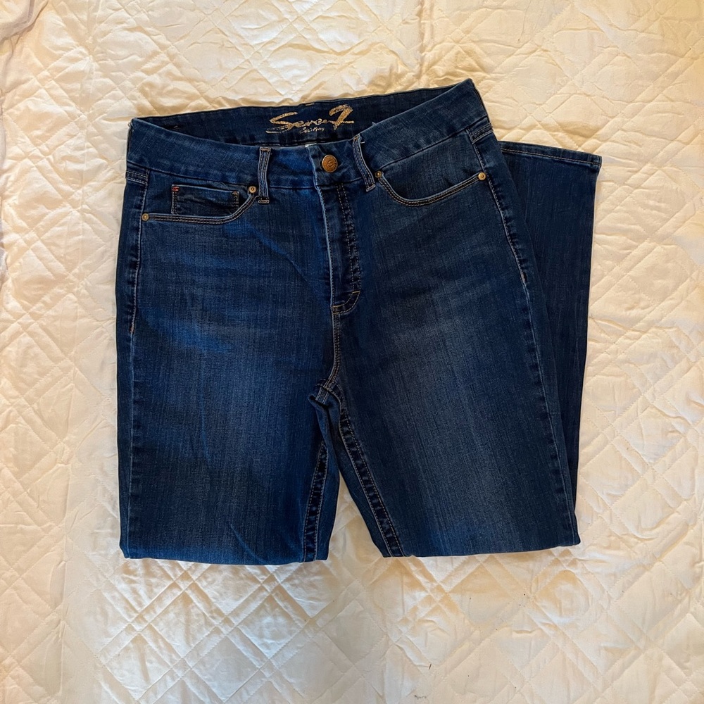 Seven 7, size 14, Blue Jeans